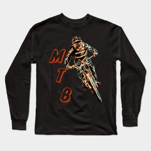 mountain bike enduro downhill Long Sleeve T-Shirt